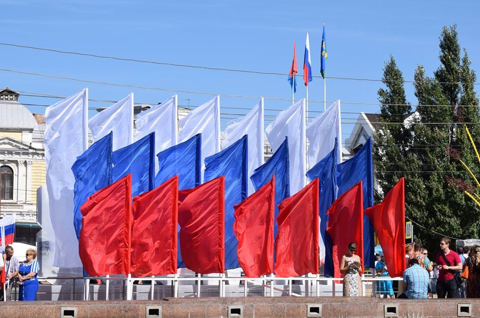 Российское знамя фото