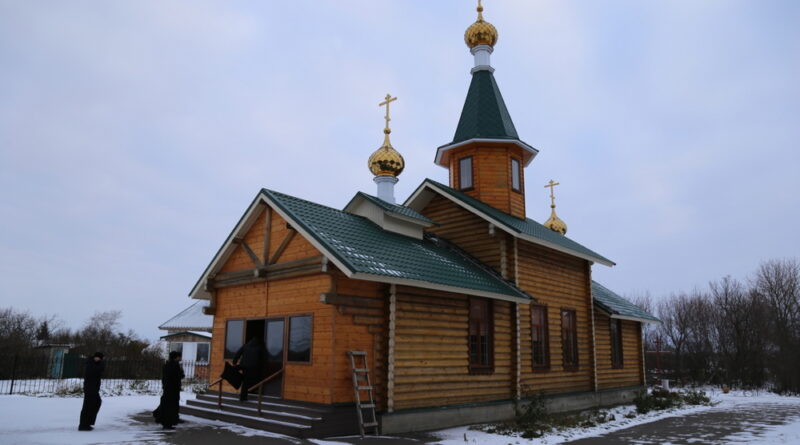 Архиерейское богослужение в селе Караваино Инжавинского округа